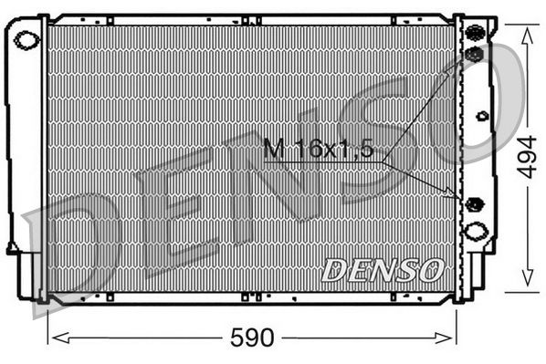 DENSO DRM33053 Radiator, engine cooling