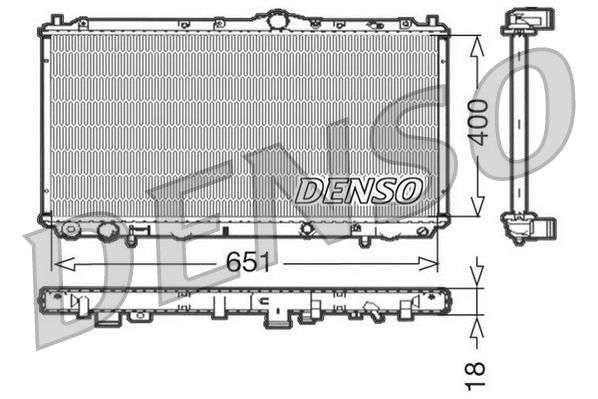 DENSO DRM33061 Radiator, engine cooling
