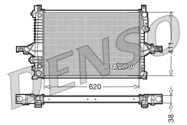 DENSO DRM33066 Radiator, engine cooling