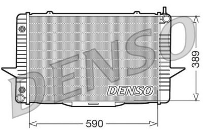 Radiator, engine cooling DENSO DRM33067