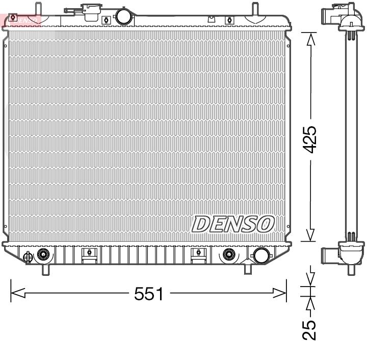 DENSO DRM35005 Radiator, engine cooling