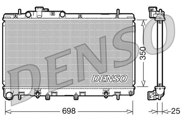 DENSO DRM36011 Radiator, engine cooling