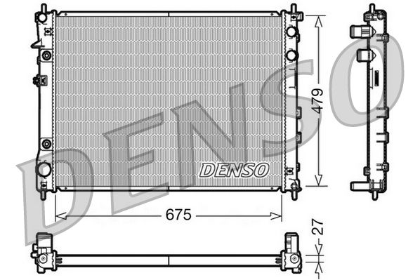 DENSO DRM36012 Radiator, engine cooling