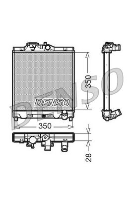 DENSO DRM40004 Radiator, engine cooling
