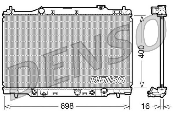 DENSO DRM40016 Radiator, engine cooling