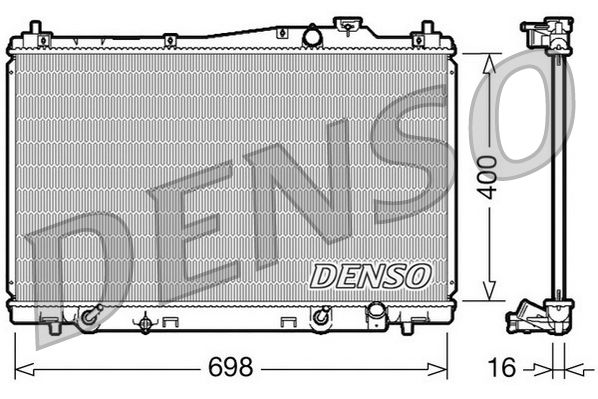 DENSO DRM40017 Radiator, engine cooling