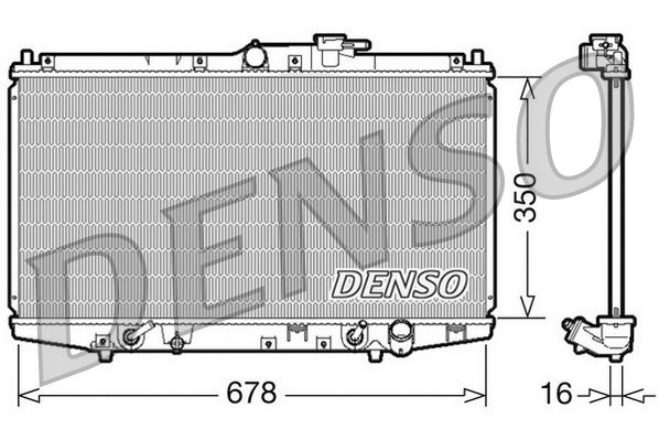 DENSO DRM40020 Radiator, engine cooling