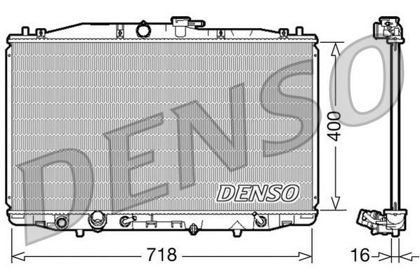 DENSO DRM40023 Radiator, engine cooling
