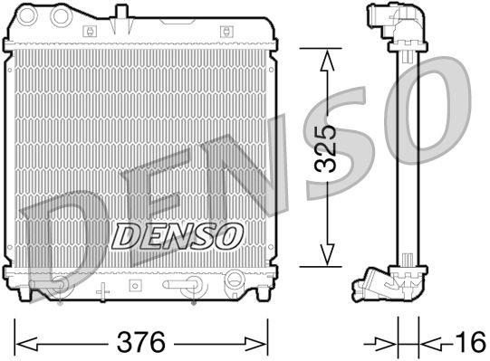 DENSO DRM40026 Radiator, engine cooling