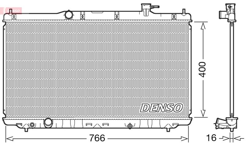 DENSO DRM40038 Radiator, engine cooling