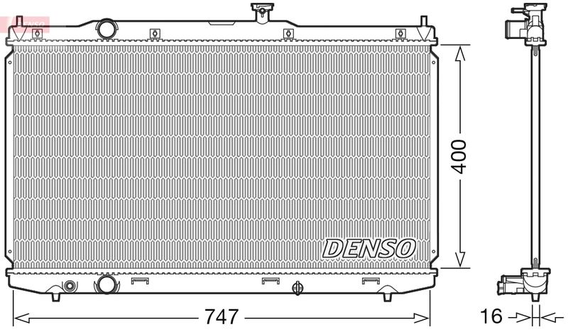 DENSO DRM40039 Radiator, engine cooling