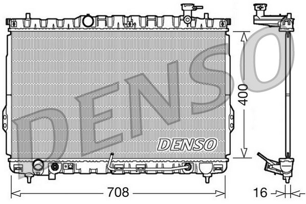 DENSO DRM41002 Radiator, engine cooling
