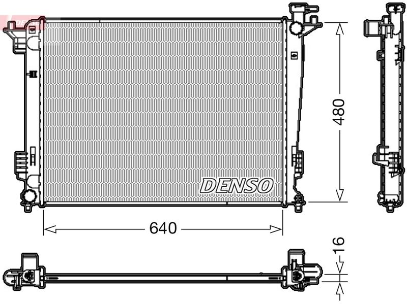 DENSO DRM41003 Radiator, engine cooling