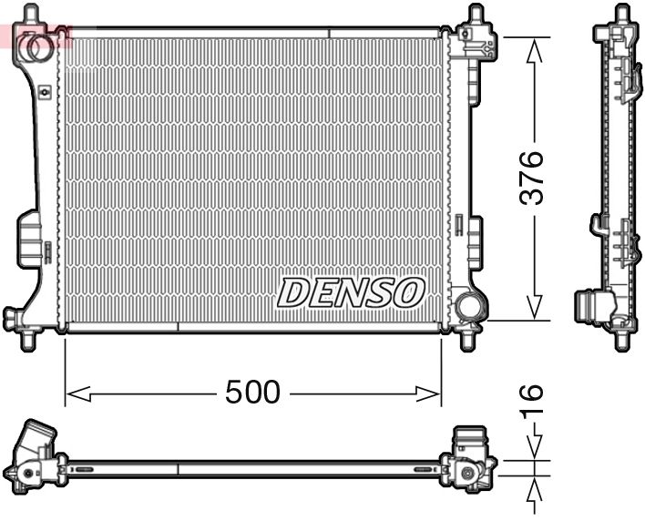 DENSO DRM41010 Radiator, engine cooling