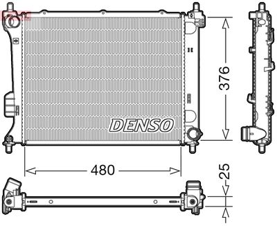 Radiator, engine cooling DENSO DRM41011
