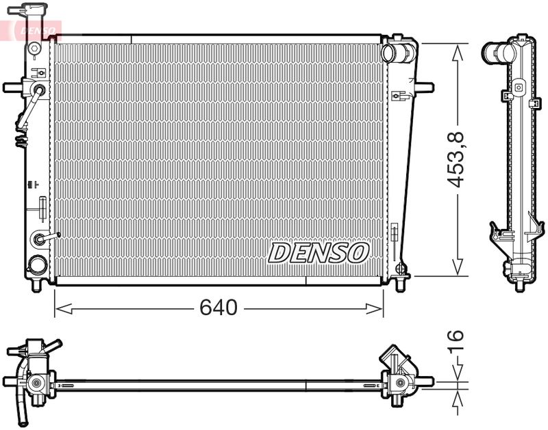 DENSO DRM41029 Radiator, engine cooling