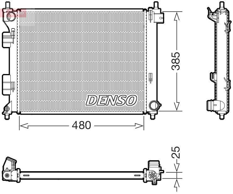 DENSO DRM41034 Radiator, engine cooling