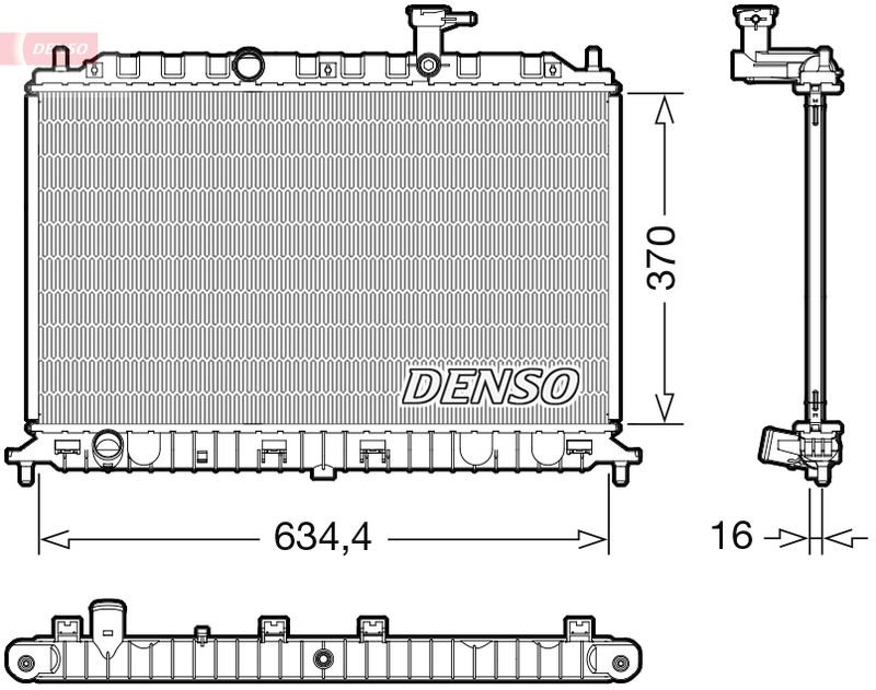 DENSO DRM43009 Radiator, engine cooling