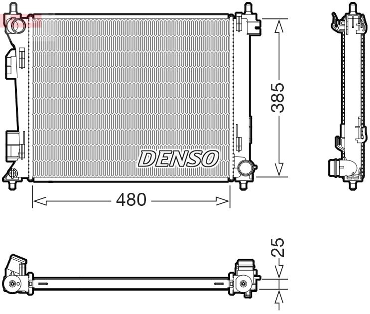 DENSO DRM43010 Radiator, engine cooling
