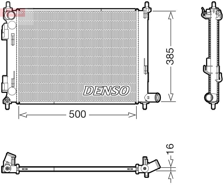 DENSO DRM43013 Radiator, engine cooling
