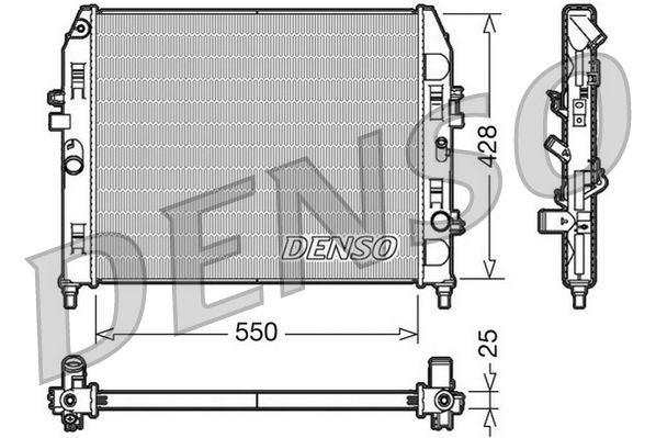 DENSO DRM44008 Radiator, engine cooling