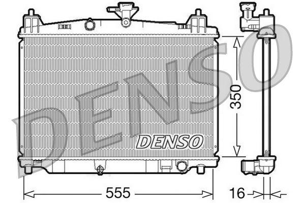 DENSO DRM44016 Radiator, engine cooling