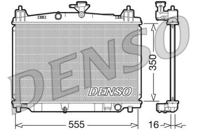 Radiator, engine cooling DENSO DRM44016