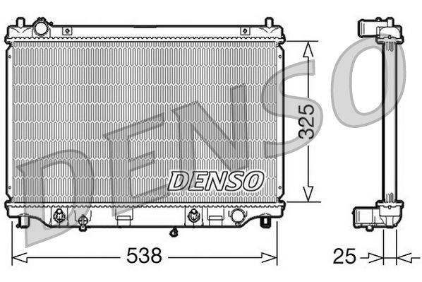 DENSO DRM44017 Radiator, engine cooling