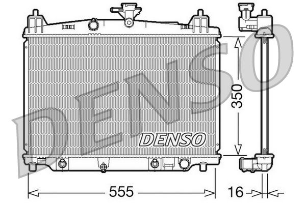 DENSO DRM44018 Radiator, engine cooling