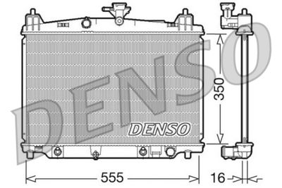Radiator, engine cooling DENSO DRM44018