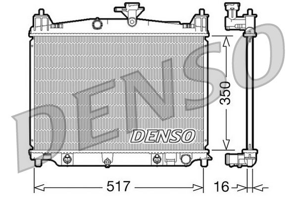 DENSO DRM44019 Radiator, engine cooling