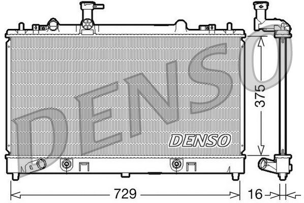 DENSO DRM44024 Radiator, engine cooling