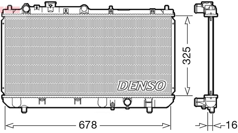 DENSO DRM44032 Radiator, engine cooling