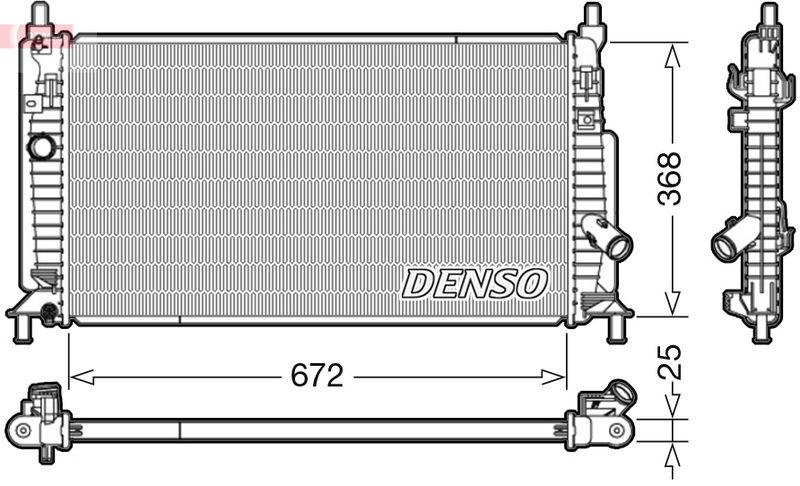 DENSO DRM44034 Radiator, engine cooling