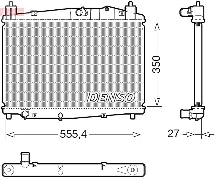 DENSO DRM44046 Radiator, engine cooling