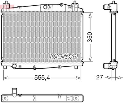 Radiator, engine cooling DENSO DRM44046