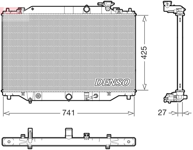 DENSO DRM44051 Radiator, engine cooling