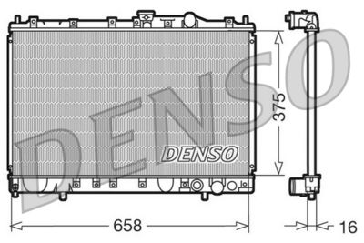 Radiator, engine cooling DENSO DRM45002