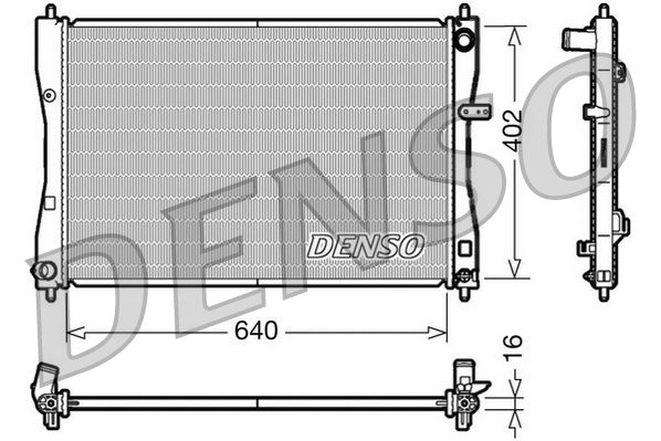 DENSO DRM45009 Radiator, engine cooling