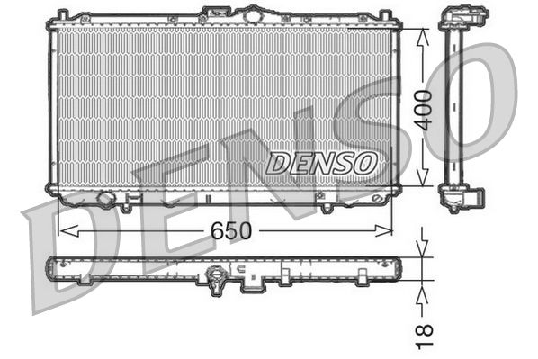 DENSO DRM45010 Radiator, engine cooling