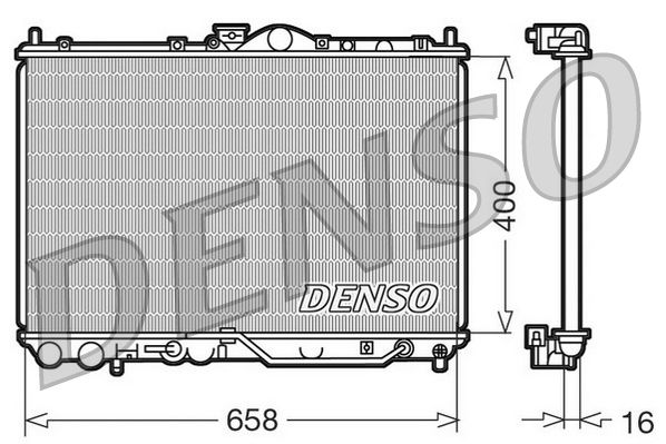 DENSO DRM45011 Radiator, engine cooling