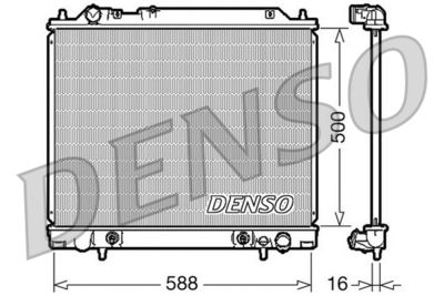 Radiator, engine cooling DENSO DRM45013