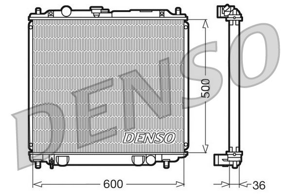 DENSO DRM45014 Radiator, engine cooling