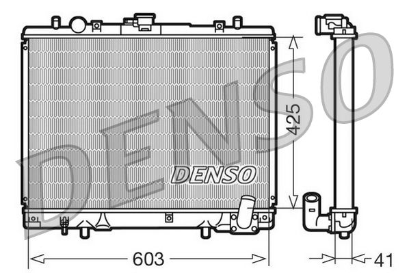 DENSO DRM45019 Radiator, engine cooling