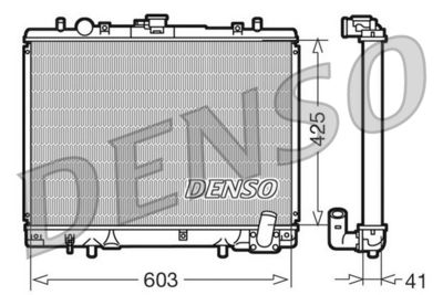 Radiator, engine cooling DENSO DRM45019