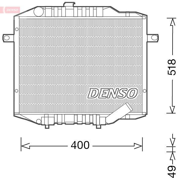 DENSO DRM45037 Radiator, engine cooling