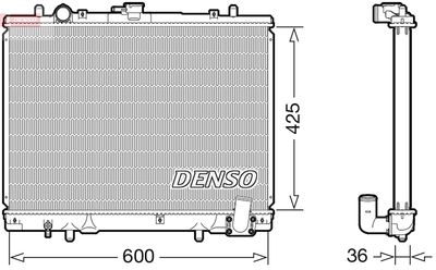 Radiator, engine cooling DENSO DRM45049
