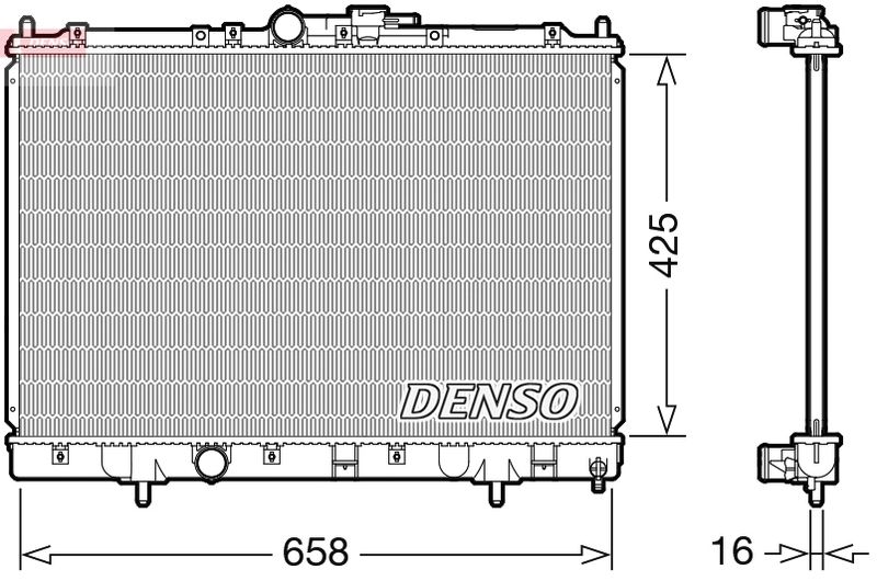 DENSO DRM45051 Radiator, engine cooling