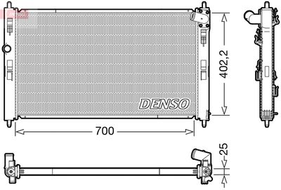 Radiator, engine cooling DENSO DRM45053