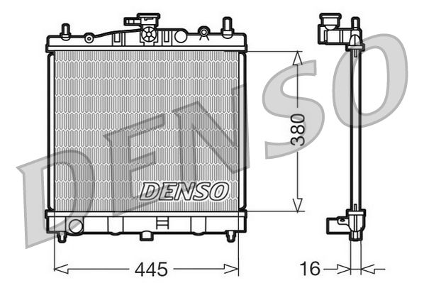 DENSO DRM46002 Radiator, engine cooling